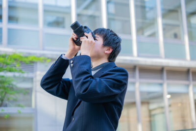 写真部の部活の様子