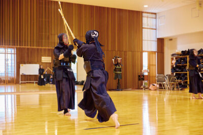 剣道部の部活の様子