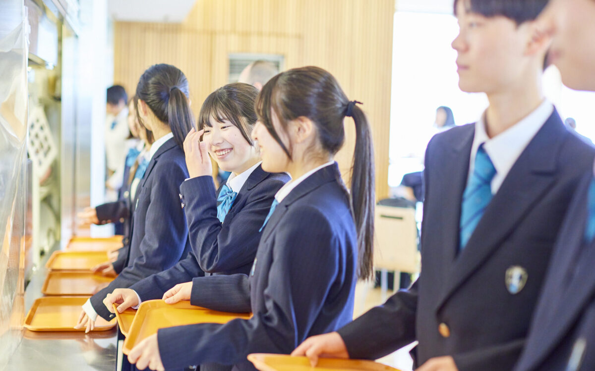 生徒たちのお昼休み